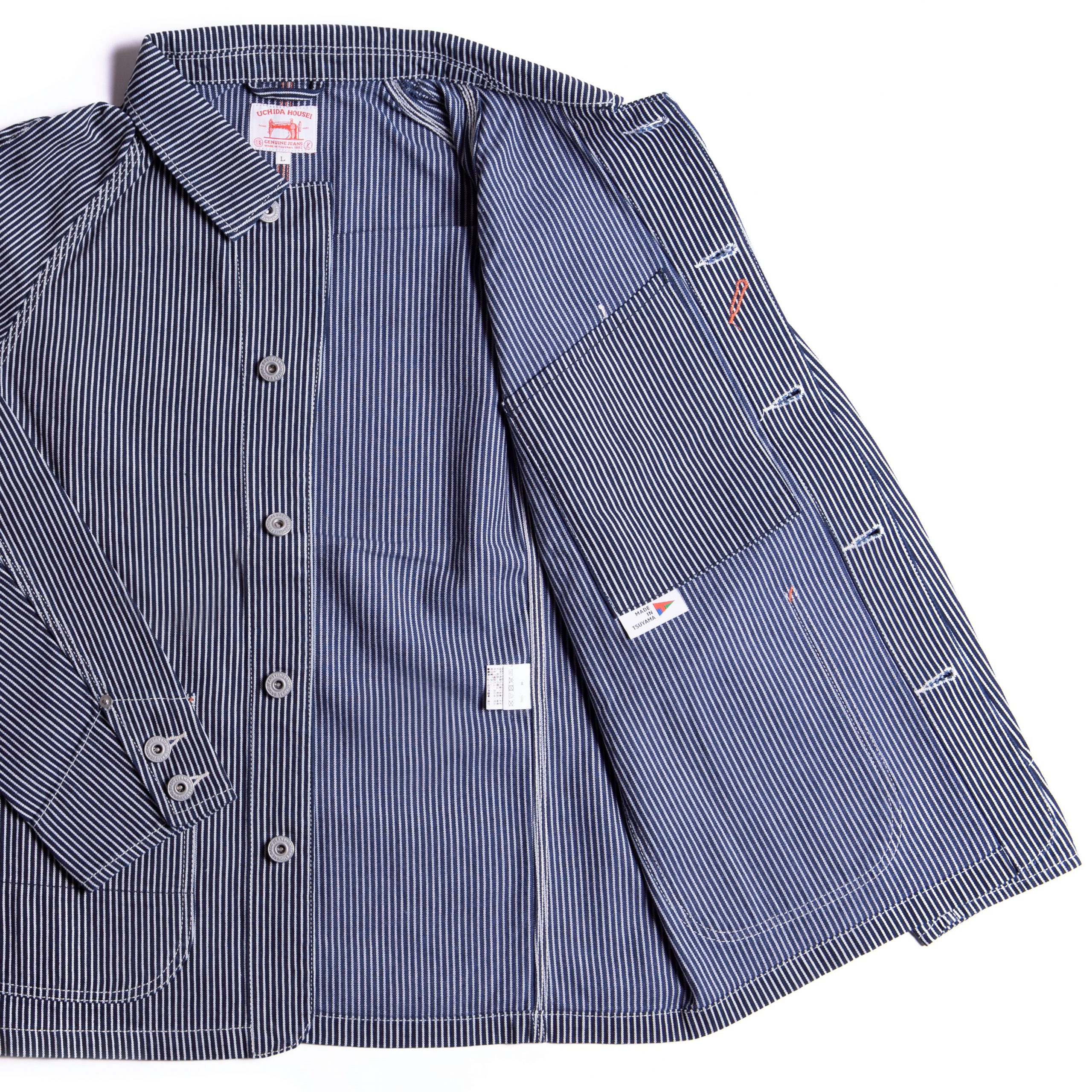 COVERALL HICKORY【カバーオール ヒッコリー】