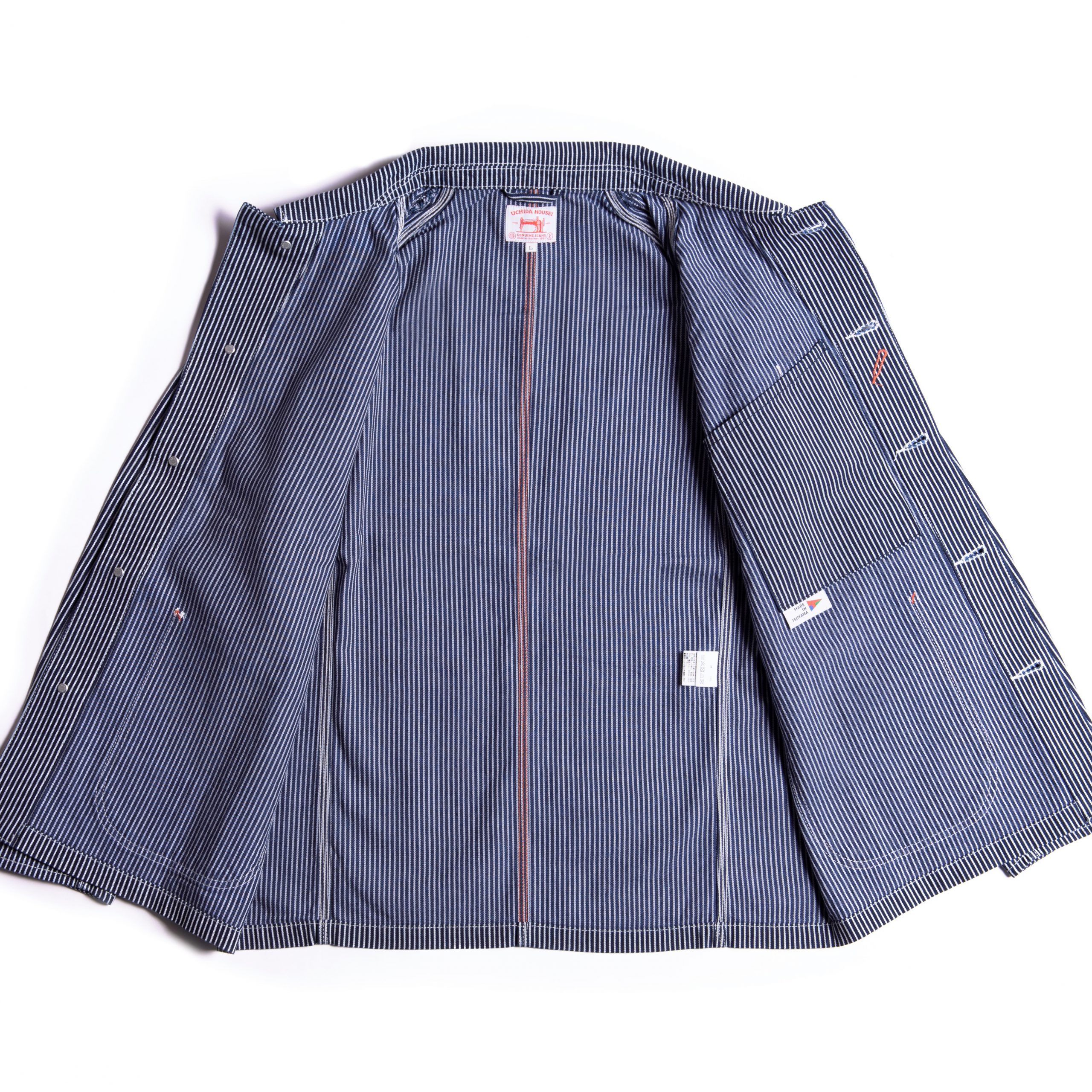 COVERALL HICKORY【カバーオール ヒッコリー】