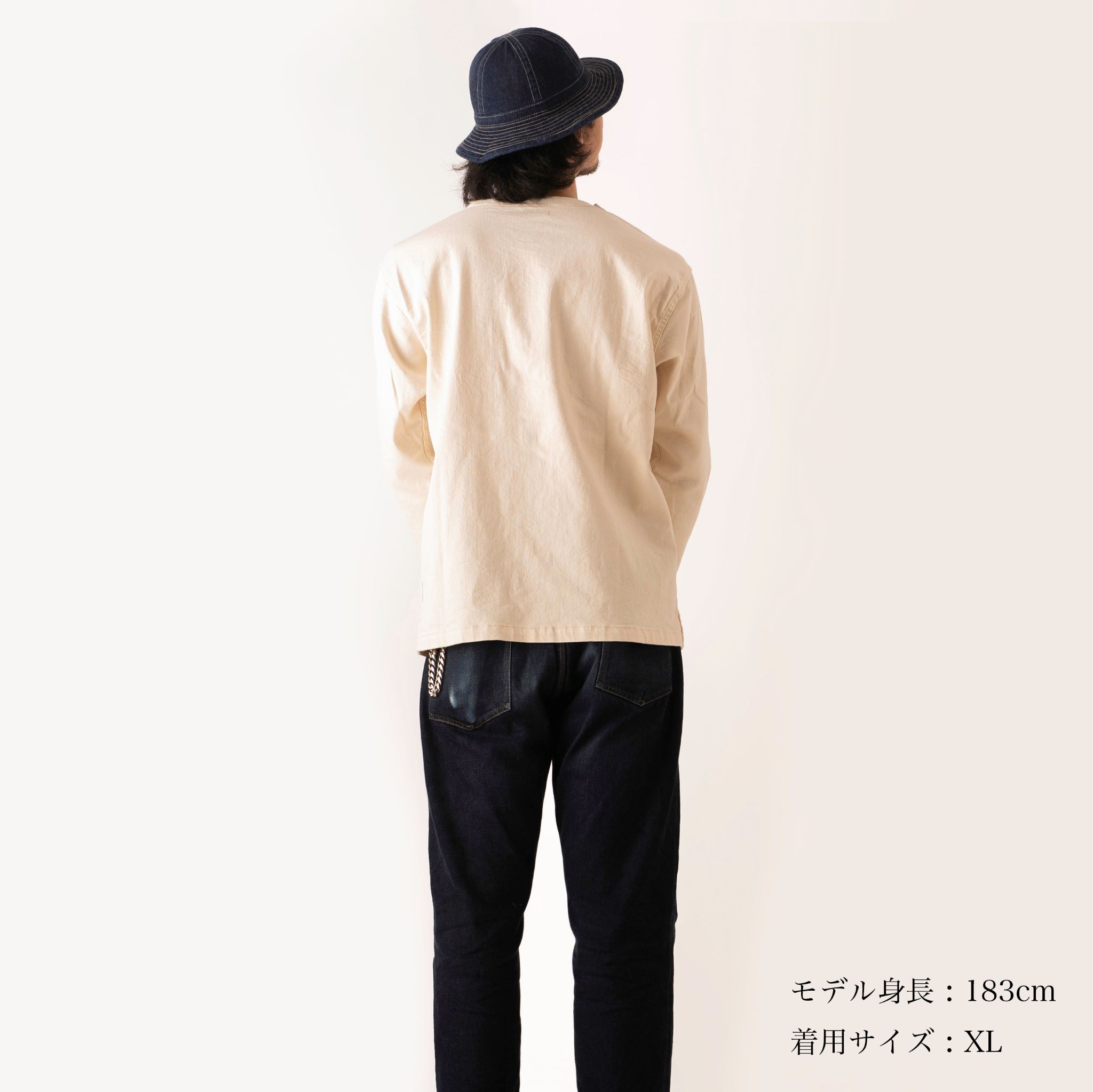 Denim long sleeve T-shirt【デニム　ロングスリーブTシャツ】
