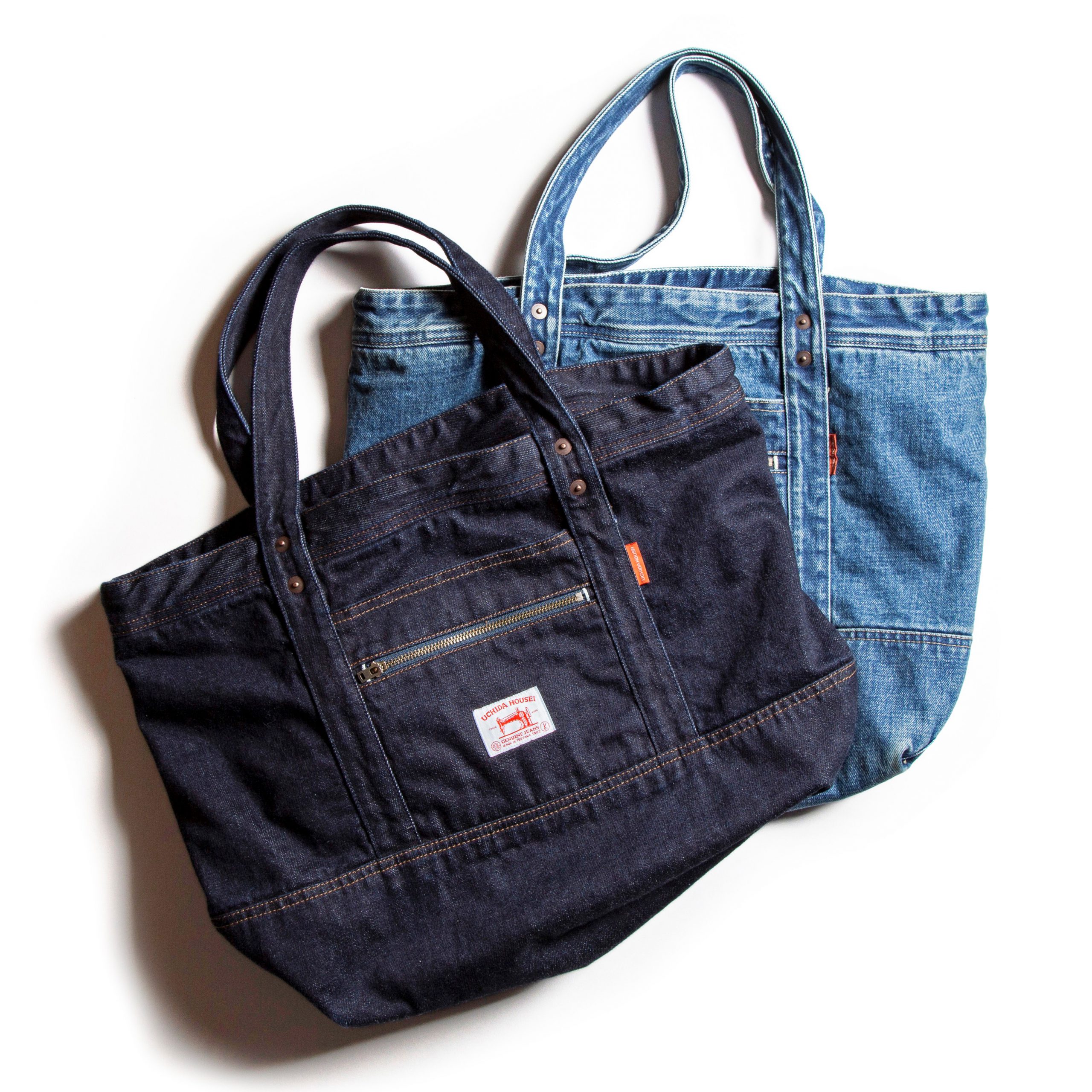 SELVEDGE DENIM CARRY-ON TOTE BAG USED【セルヴィッジ デニム