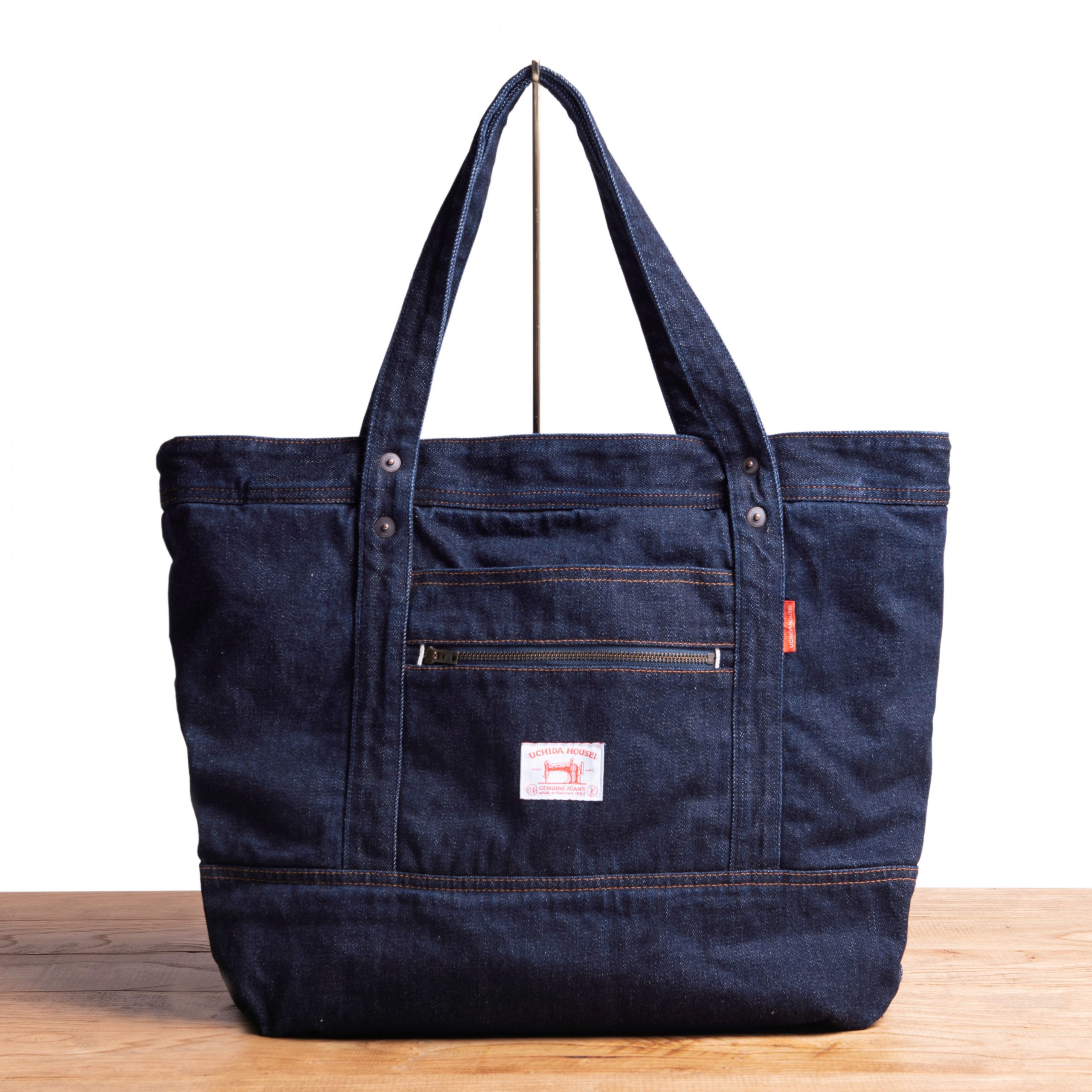 SELVEDGE DENIM CARRY-ON TOTE BAG OW【セルヴィッジ デニム キャリー 