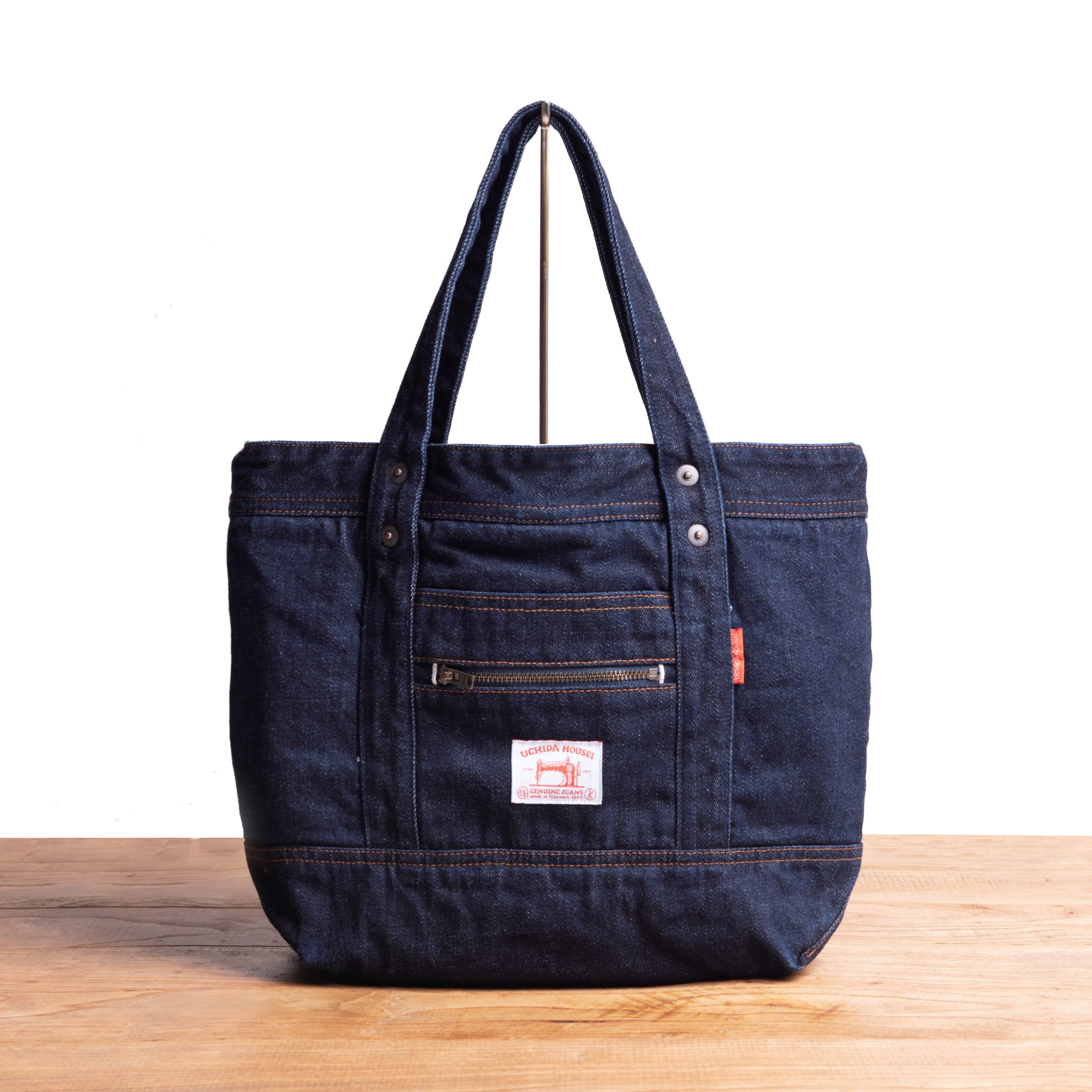 SELVEDGE DENIM SMALL TOTE BAG OW【セルヴィッジ デニム スモール